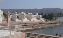 Pushkar: ville hindouhiste la plus sacrée de l'Inde. 32° à l'ombre